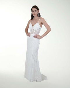 DA VESTIDO CL BLANCO TIPO HALTER