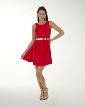 VESTIDO CASUAL DUBAI CIRCULAR CON ADORNO