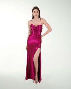 VESTIDO CL WARP TIPO SIRENA CON CORSET