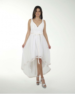 VESTIDO CL BLANCO IMPERIAL DE FANTASIA