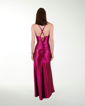 VESTIDO CL WARP TIPO SIRENA CON CORSET