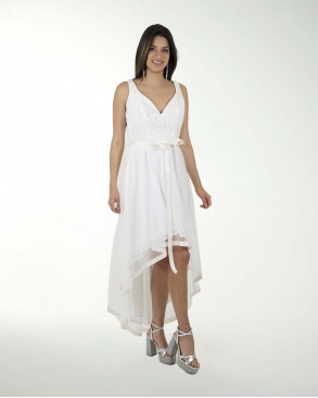 VESTIDO CL BLANCO IMPERIAL DE FANTASIA