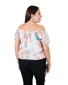 BLUSA TT CHIFON ESTAMPADO