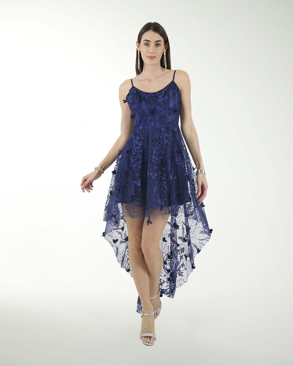 DA VESTIDO CC 3D FALDA LARGO A DESNIVEL DA VESTIDO CC 3D FALDA LARGO A DESNIVEL