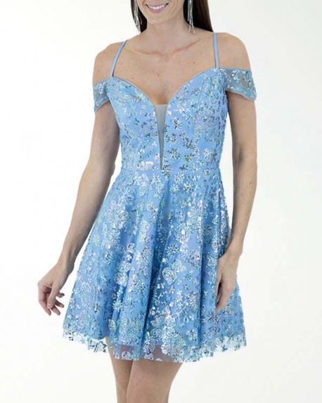 DA VESTIDO CC FANTASIA ESCOTE EN V