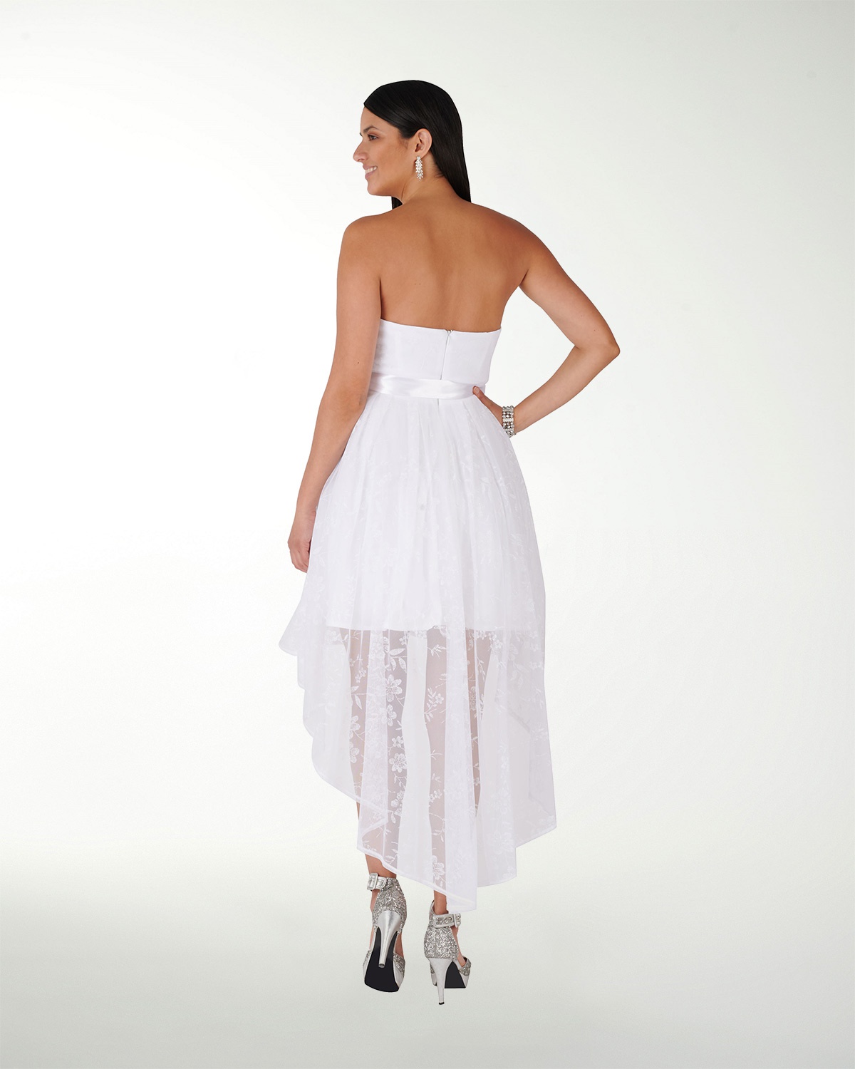 VESTIDO CC BLA IMPERIAL GLITER LARGO IRREGULAR VESTIDO CC BLA IMPERIAL GLITER LARGO IRREGULAR