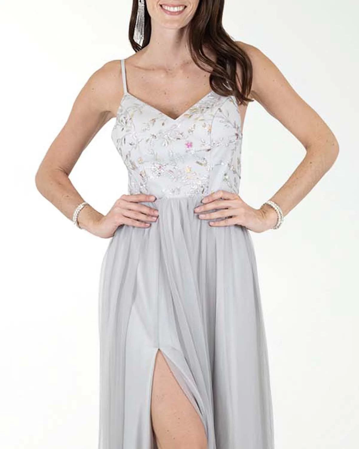 VESTIDO CL COMBINADO CON BRILLO VESTIDO CL COMBINADO CON BRILLO