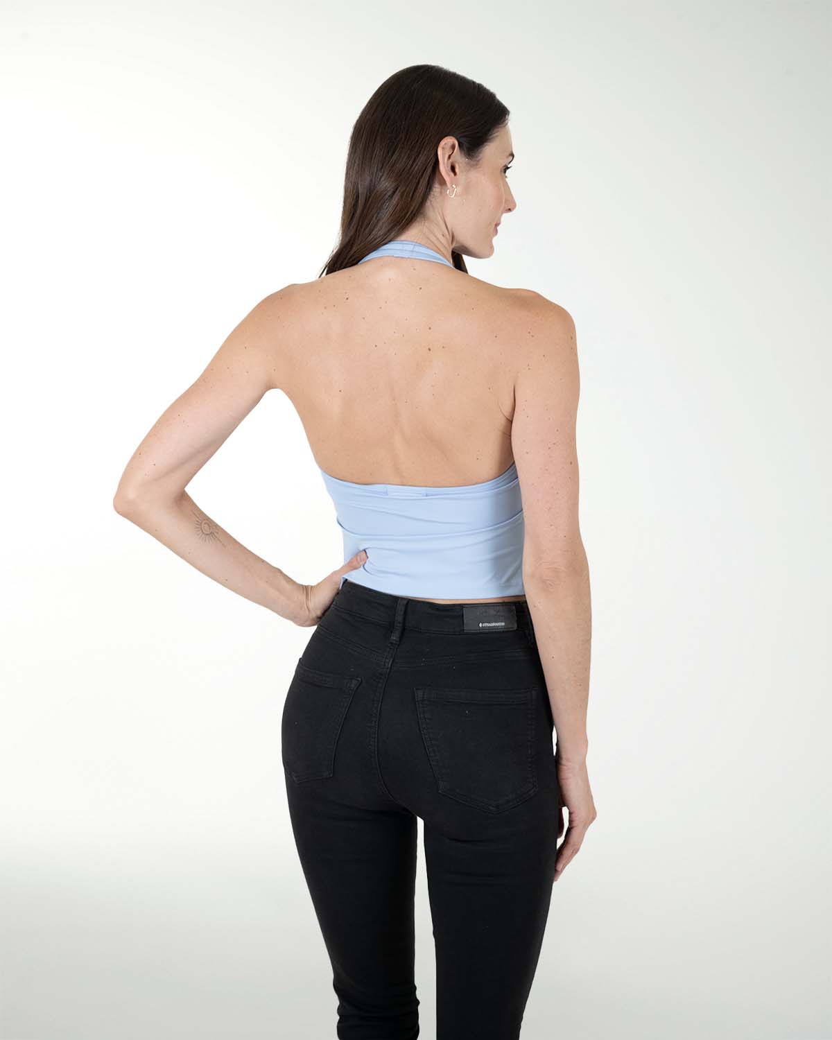 TOP ANT HALTER CON PLIEGUES TOP ANT HALTER CON PLIEGUES