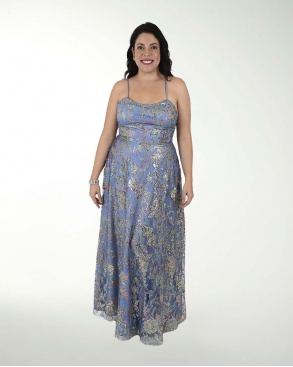 VESTIDO TE FANTASIA CON JARETAS EN ESPALDA