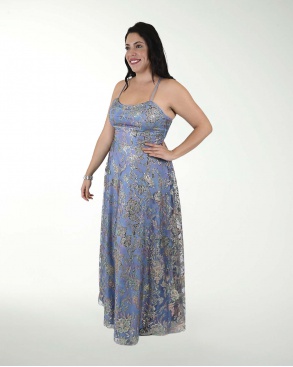 VESTIDO TE FANTASIA CON JARETAS EN ESPALDA