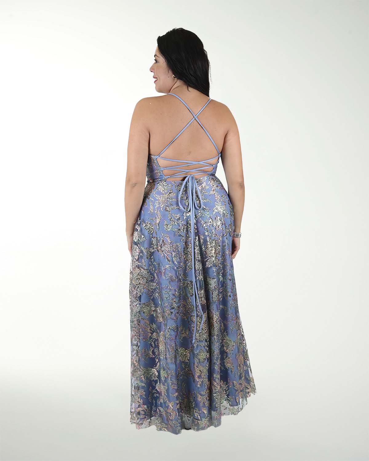 VESTIDO TE FANTASIA CON JARETAS EN ESPALDA VESTIDO TE FANTASIA CON JARETAS EN ESPALDA