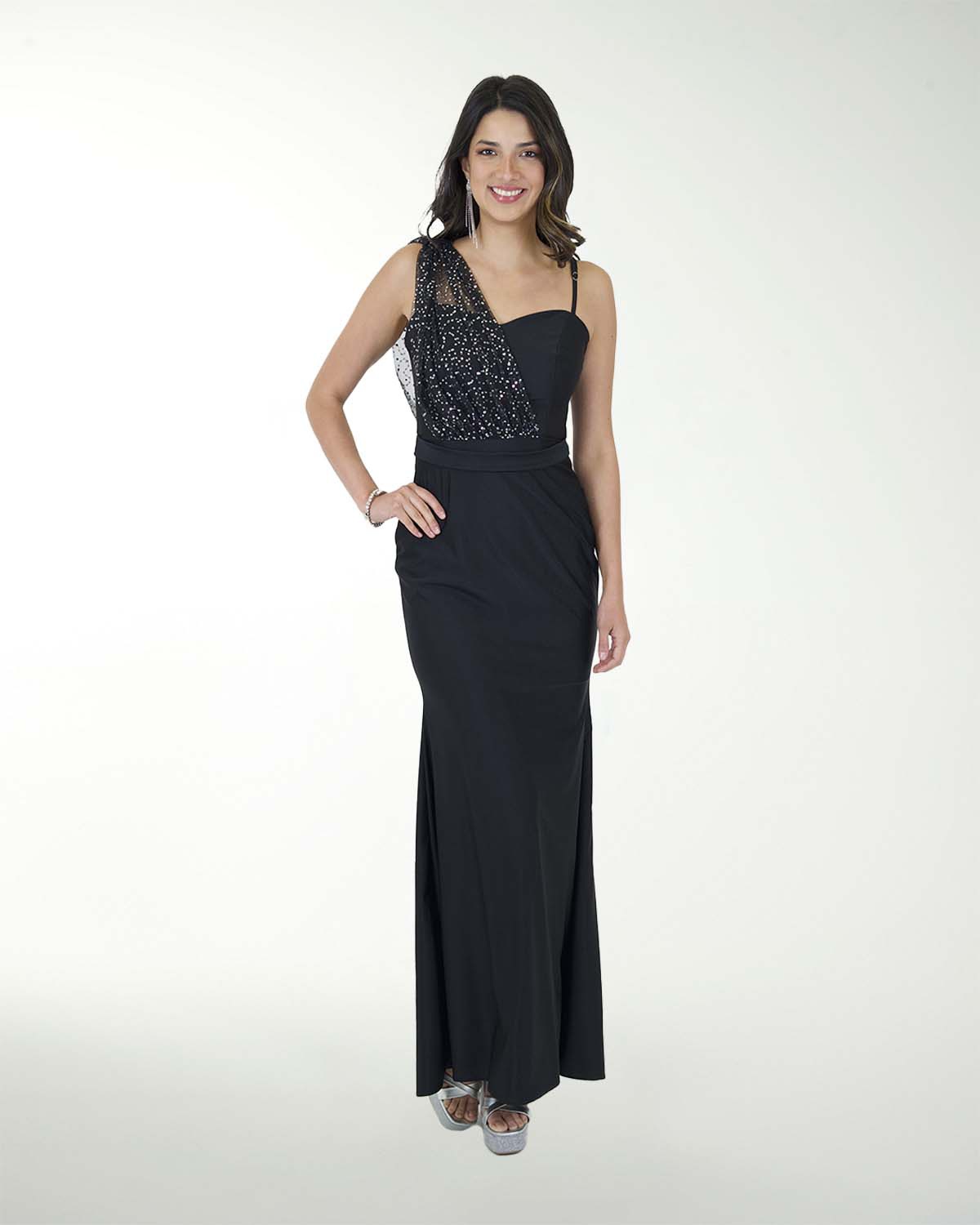VESTIDO CL WARP CON BRILLOS VESTIDO CL WARP CON BRILLOS