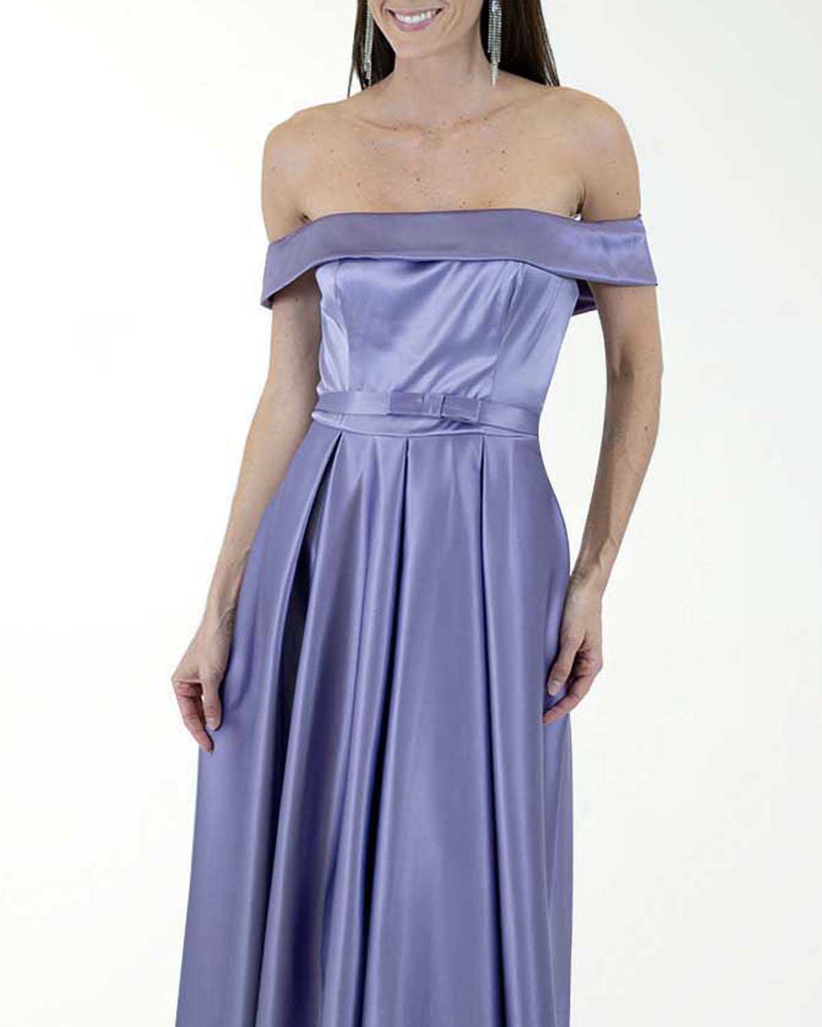 VESTIDO CC SATIN STRECH MIDI VESTIDO CC SATIN STRECH MIDI