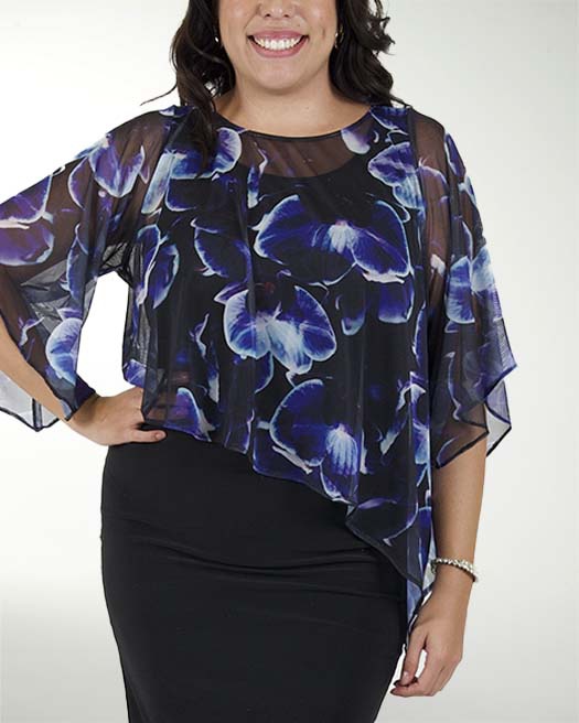 VESTIDO TV MESH ESTAMPADO RECTO VESTIDO TV MESH ESTAMPADO RECTO
