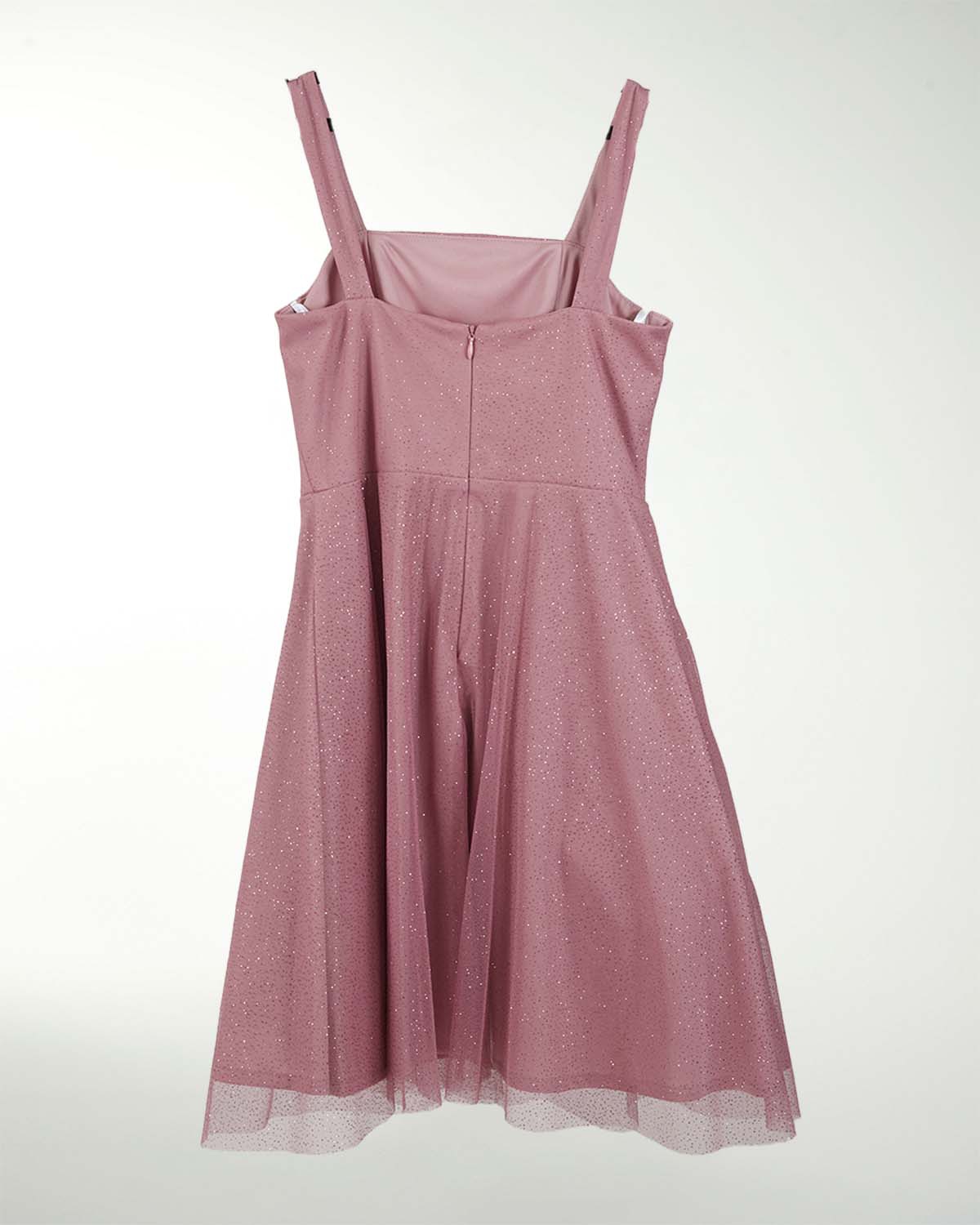 VESTIDO NI 12 14 16 TUL GLITER CON ADORNO VESTIDO NI 12 14 16 TUL GLITER CON ADORNO