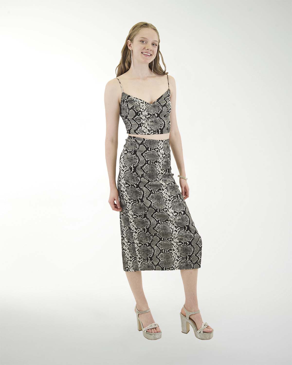 FALDA ANT ANIMAL PRINT LARGA FALDA ANT ANIMAL PRINT LARGA