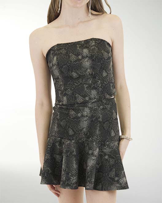 TOP ANT ANIMAL PRINT CORSETT TOP ANT ANIMAL PRINT CORSETT