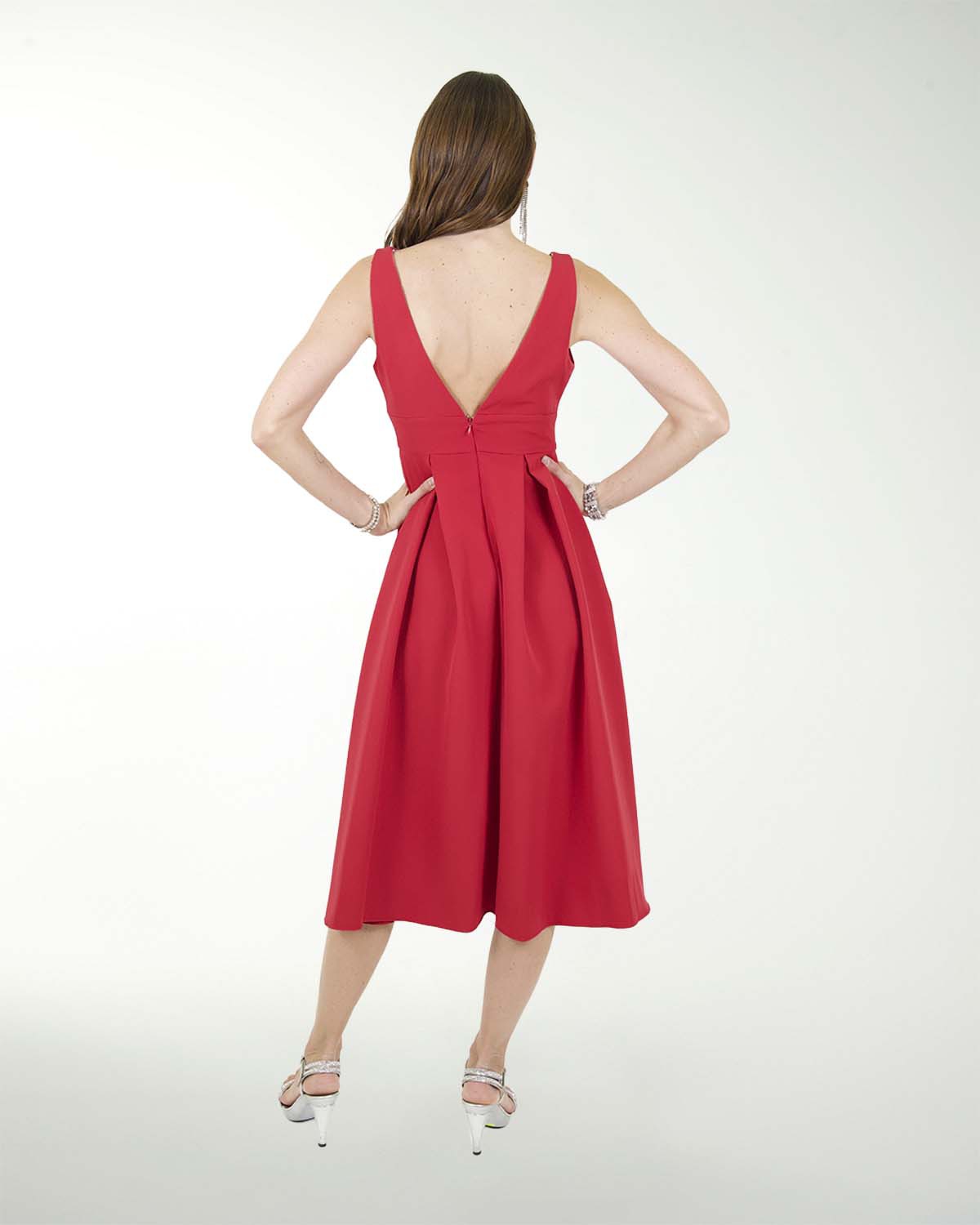 VESTIDO CA BARBIE LISO MIDI VESTIDO CA BARBIE LISO MIDI