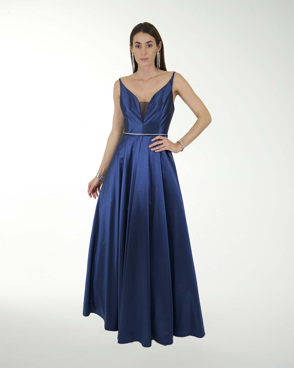 DA VESTIDO CL WARP GLITTER ESCOTE EN V DA VESTIDO CL WARP GLITTER ESCOTE EN V