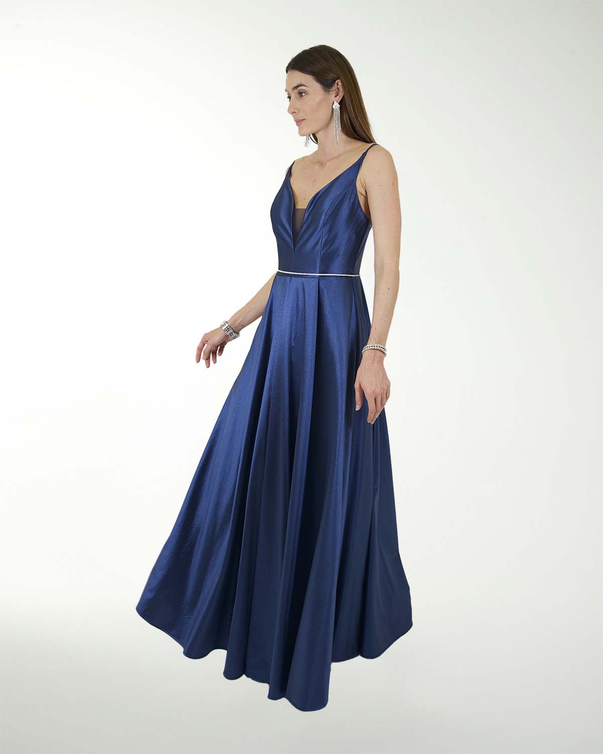 DA VESTIDO CL WARP GLITTER ESCOTE EN V DA VESTIDO CL WARP GLITTER ESCOTE EN V