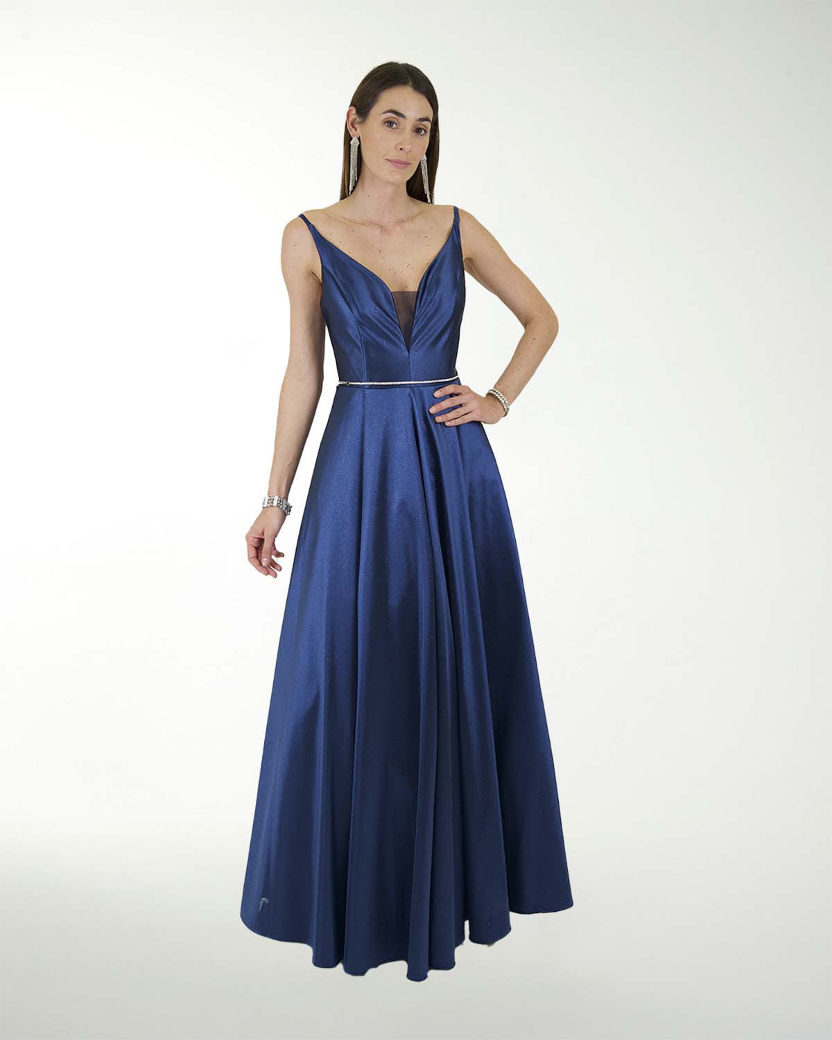 DA VESTIDO CL WARP GLITTER ESCOTE EN V DA VESTIDO CL WARP GLITTER ESCOTE EN V