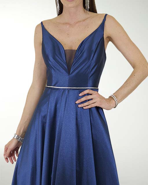 DA VESTIDO CL WARP GLITTER ESCOTE EN V DA VESTIDO CL WARP GLITTER ESCOTE EN V