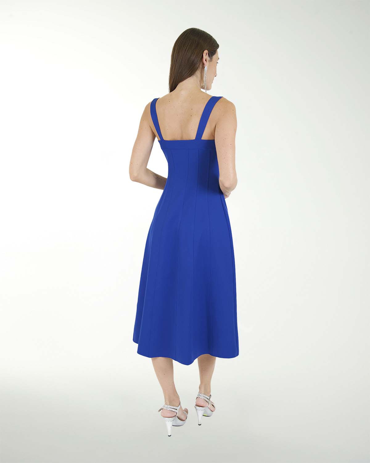 VESTIDO CA BARBIE LISO MIDI VESTIDO CA BARBIE LISO MIDI