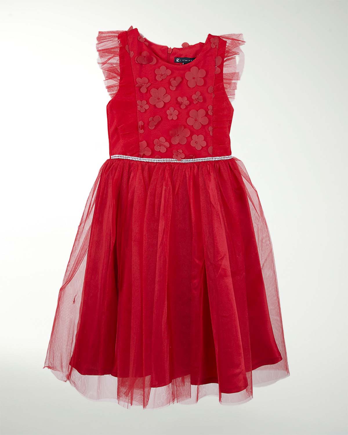 TMOT VESTIDO NIÃA 3D FLOR OLAN EN MANGA TMOT VESTIDO NIÃA 3D FLOR OLAN EN MANGA