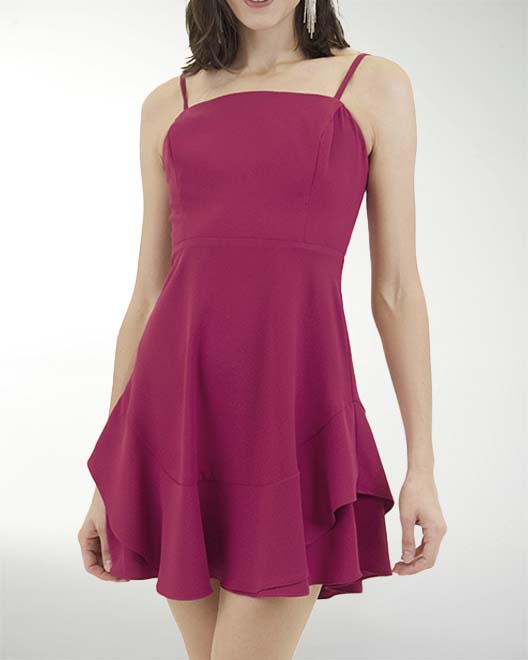 VESTIDO CA ARMANII LISO OLAN EN EL RUEDO VESTIDO CA ARMANII LISO OLAN EN EL RUEDO