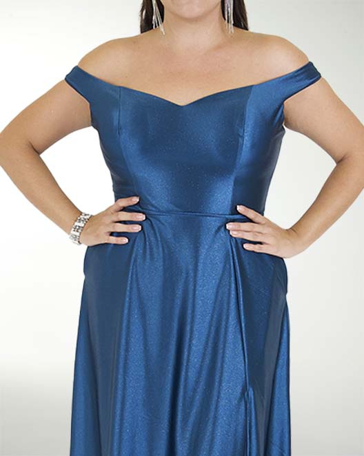 DA VESTIDO TE WARP GLITTER DE HOMBRO DESCUBIERTO DA VESTIDO TE WARP GLITTER DE HOMBRO DESCUBIERTO