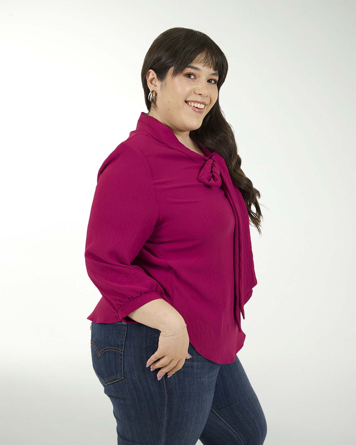 BLUSA TV CEY LISO CORBATA MANGA 3/4 BLUSA TV CEY LISO CORBATA MANGA 3/4