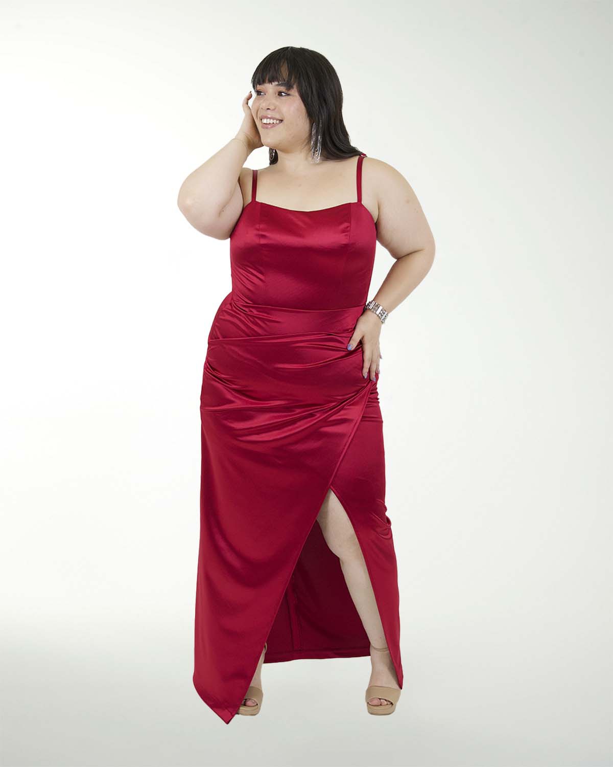 VESTIDO TE WARP FALDA DRAPEADA CON CRUCE VESTIDO TE WARP FALDA DRAPEADA CON CRUCE