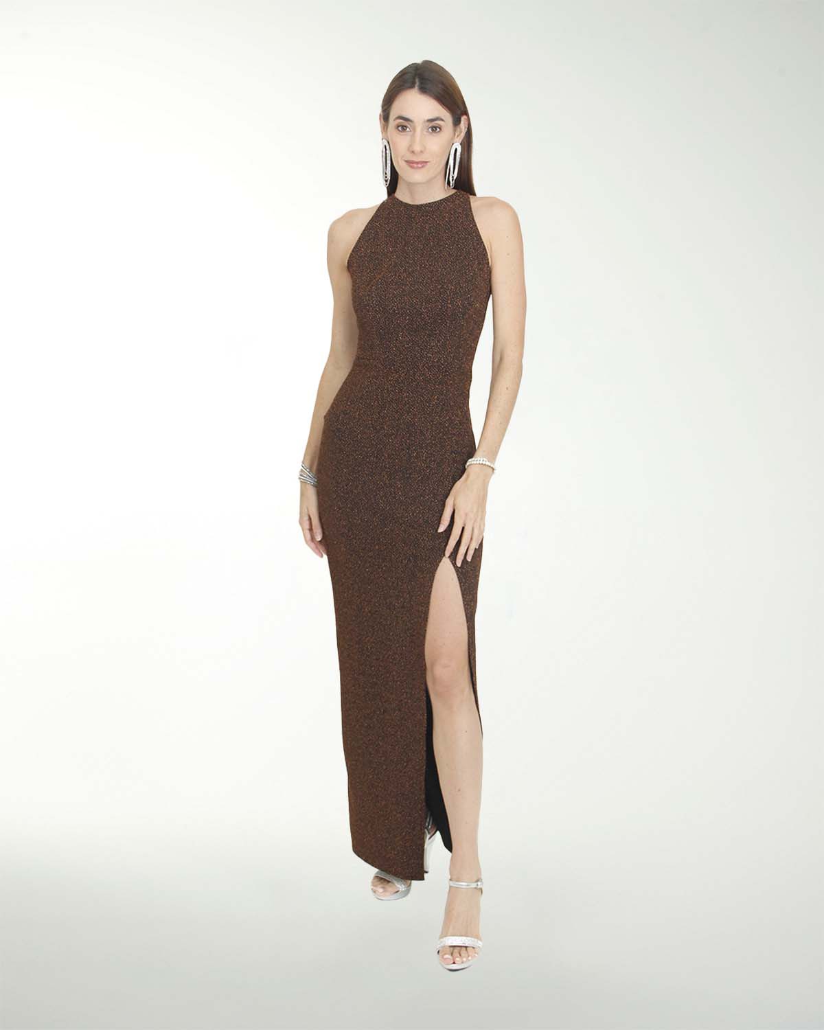 VESTIDO CL HOLYWOOD TIPO HALTER ENTALLADO VESTIDO CL HOLYWOOD TIPO HALTER ENTALLADO