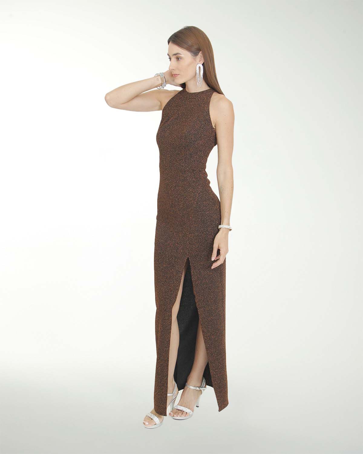 VESTIDO CL HOLYWOOD TIPO HALTER ENTALLADO VESTIDO CL HOLYWOOD TIPO HALTER ENTALLADO