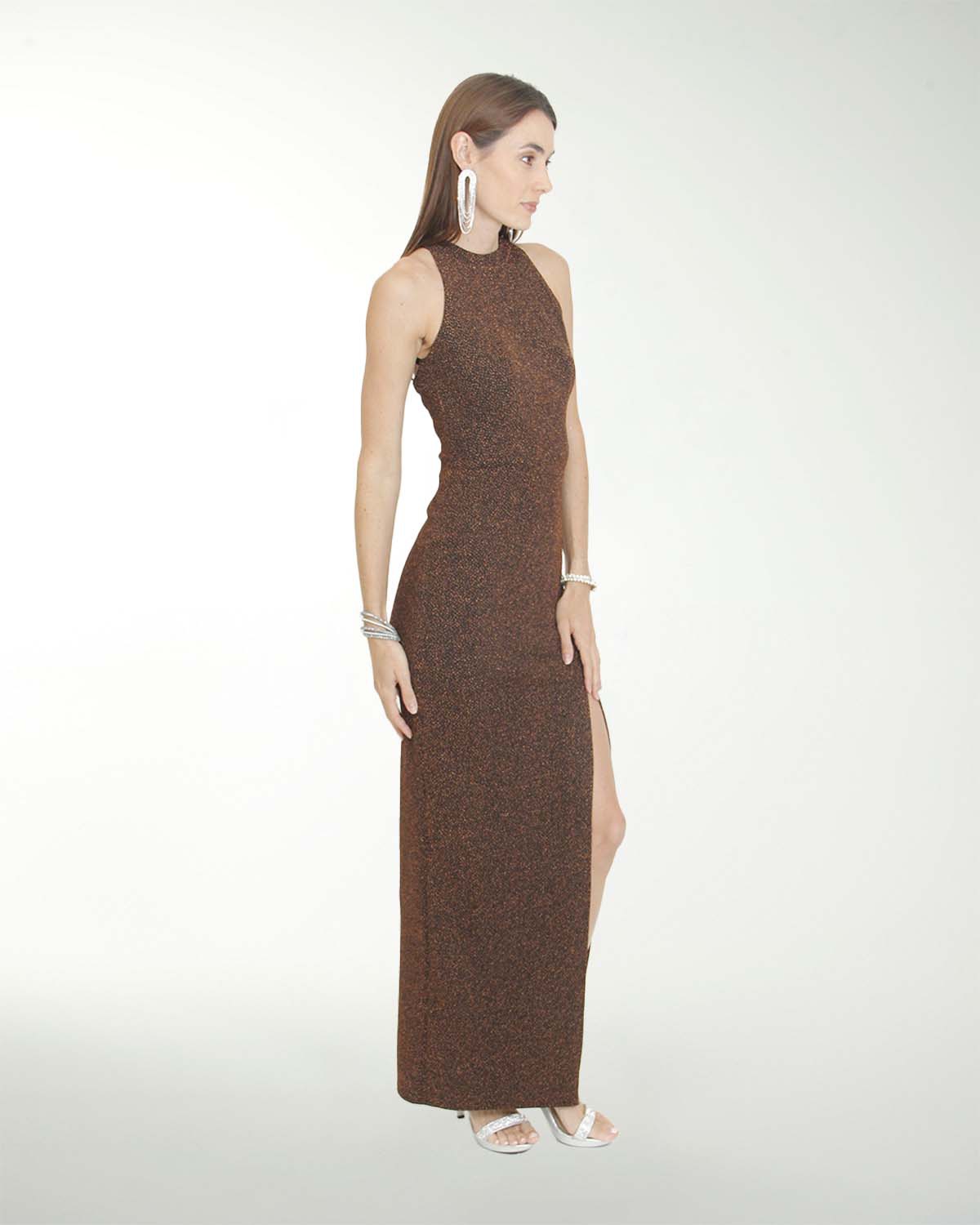 VESTIDO CL HOLYWOOD TIPO HALTER ENTALLADO VESTIDO CL HOLYWOOD TIPO HALTER ENTALLADO