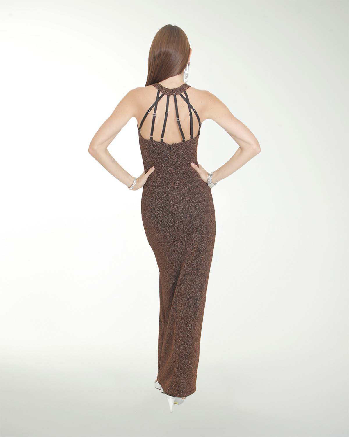 VESTIDO CL HOLYWOOD TIPO HALTER ENTALLADO VESTIDO CL HOLYWOOD TIPO HALTER ENTALLADO
