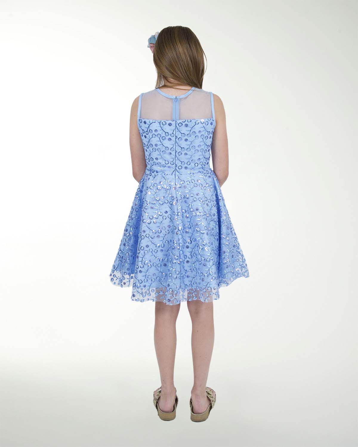 VESTIDO NI 12 14 16 TUL BORDADO CIRCULAR VESTIDO NI 12 14 16 TUL BORDADO CIRCULAR