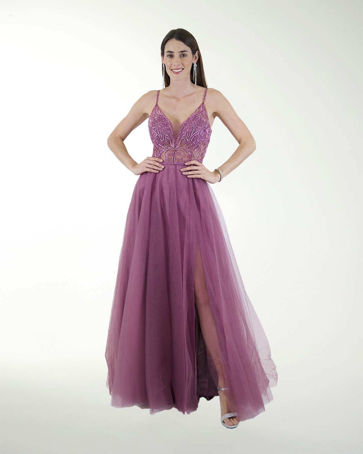 VESTIDO SY GRAN GALA ESTILO PRINCESA CON DESTELLOS DE BRILLO VESTIDO SY GRAN GALA ESTILO PRINCESA CON DESTELLOS DE BRILLO