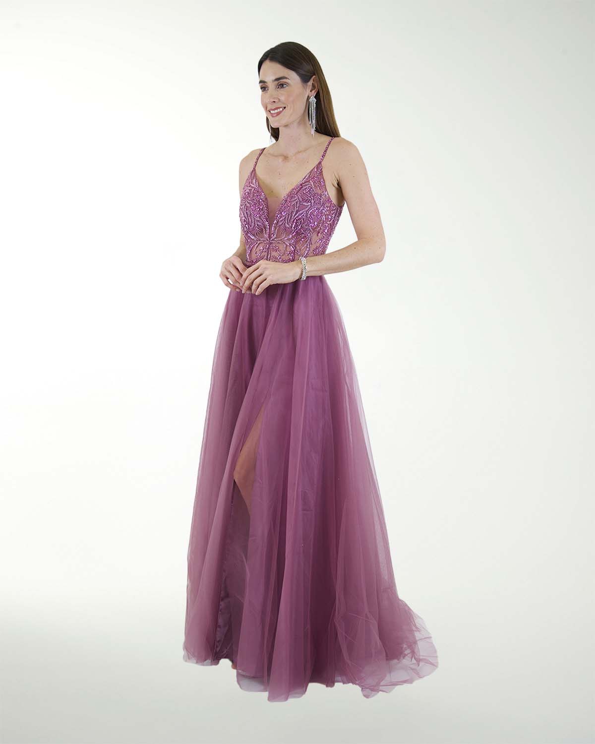 VESTIDO SY GRAN GALA ESTILO PRINCESA CON DESTELLOS DE BRILLO VESTIDO SY GRAN GALA ESTILO PRINCESA CON DESTELLOS DE BRILLO