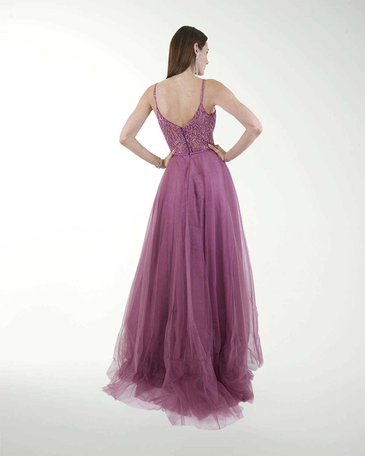 VESTIDO SY GRAN GALA ESTILO PRINCESA CON DESTELLOS DE BRILLO VESTIDO SY GRAN GALA ESTILO PRINCESA CON DESTELLOS DE BRILLO