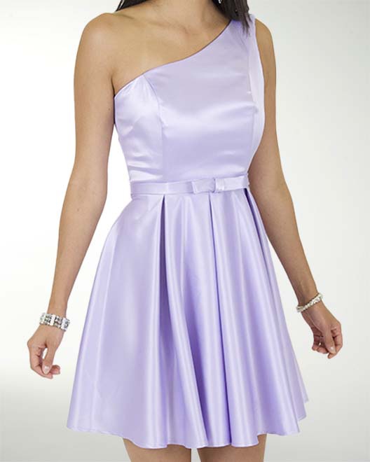 VESTIDO CC SATIN STRECH DE UN HOMBRO CON MONO VESTIDO CC SATIN STRECH DE UN HOMBRO CON MONO