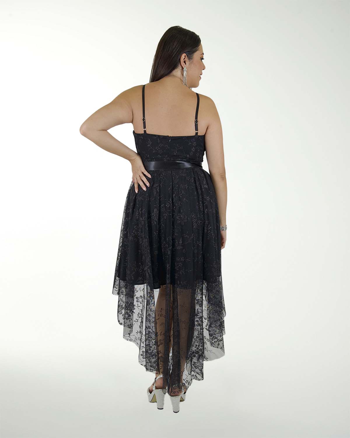 VESTIDO TE IMPERIAL GLITER LARGO IRREGULAR VESTIDO TE IMPERIAL GLITER LARGO IRREGULAR