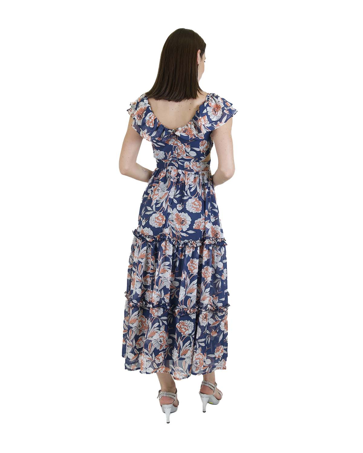PALAZZO CASUAL CHIFON CON CRUCE EN EL TALLE PALAZZO CASUAL CHIFON CON CRUCE EN EL TALLE