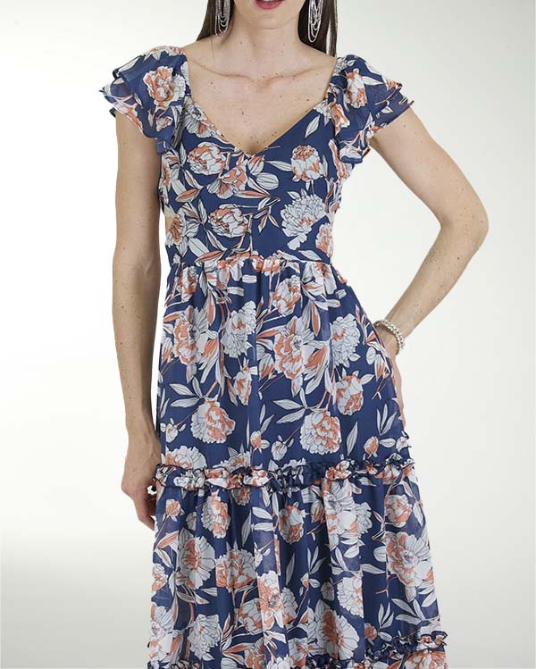 PALAZZO CASUAL CHIFON CON CRUCE EN EL TALLE PALAZZO CASUAL CHIFON CON CRUCE EN EL TALLE