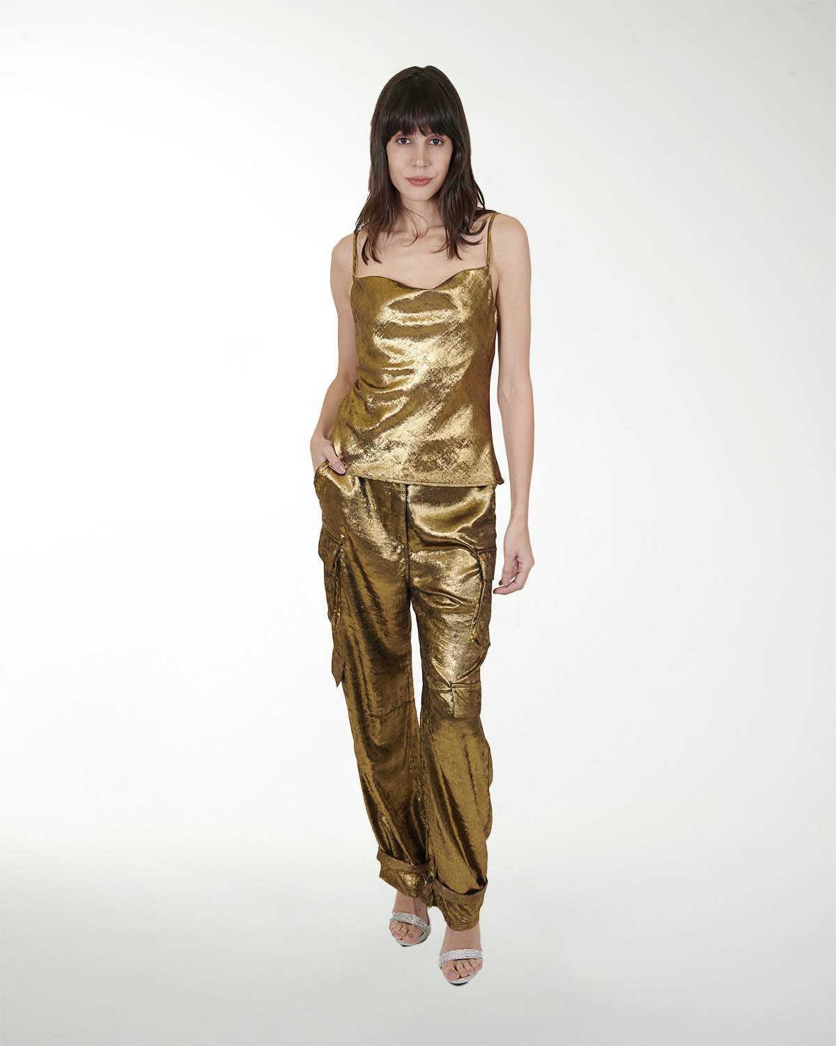 BLUSA SIXTEEN BRILLOS CON COLUMPIO BLUSA SIXTEEN BRILLOS CON COLUMPIO