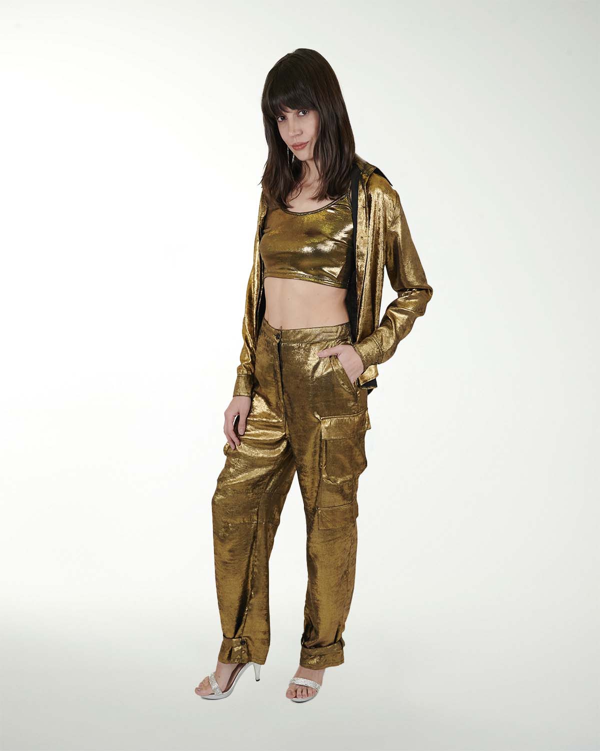 PANTALON SIXTEEN BRILLOS BOLSAS EN LOS COSTADOS PANTALON SIXTEEN BRILLOS BOLSAS EN LOS COSTADOS