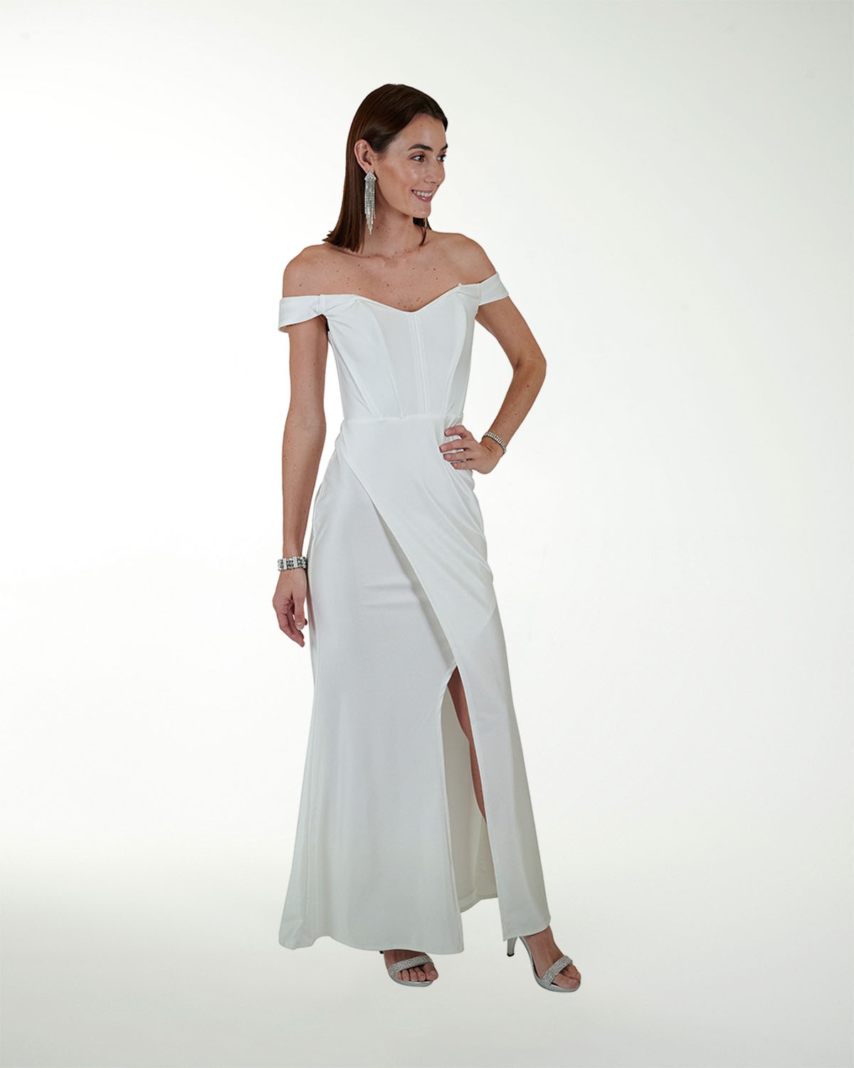 VESTIDO CL BLA WARP TIPO CORSET ENTALLADO VESTIDO CL BLA WARP TIPO CORSET ENTALLADO