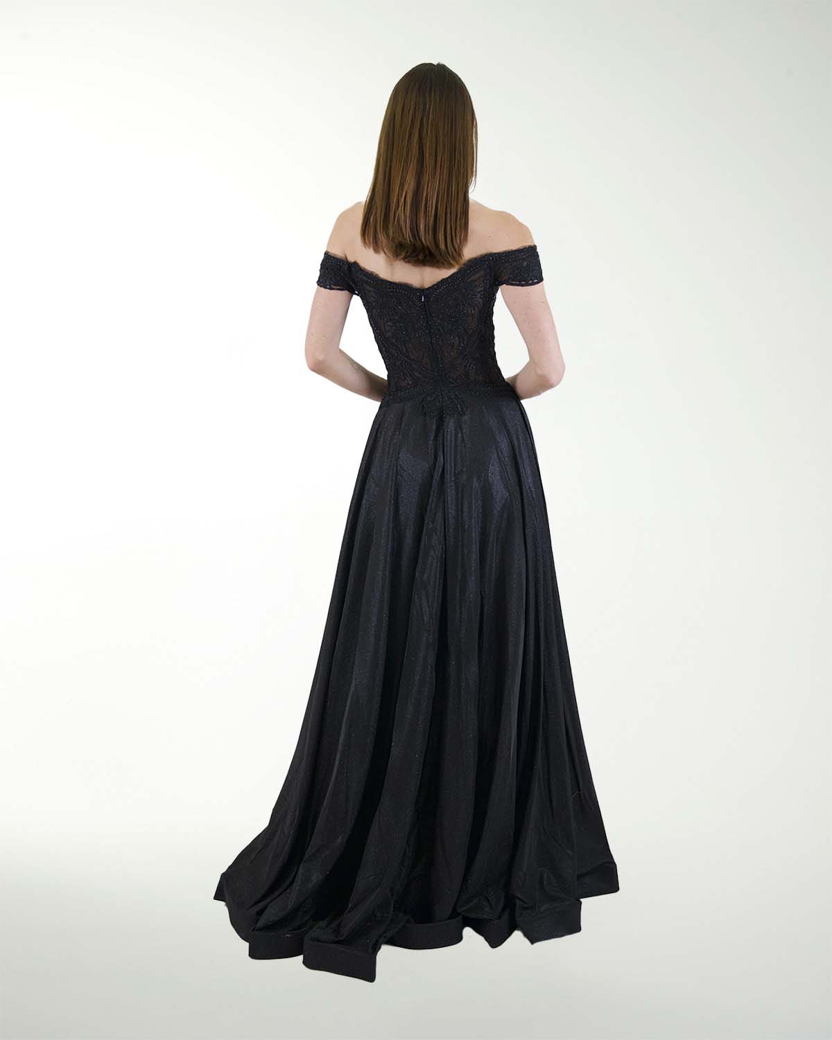 VESTIDO SY GRAN GALA ESTILO PRINCESA CON DESTELLOS DE BRILLO VESTIDO SY GRAN GALA ESTILO PRINCESA CON DESTELLOS DE BRILLO