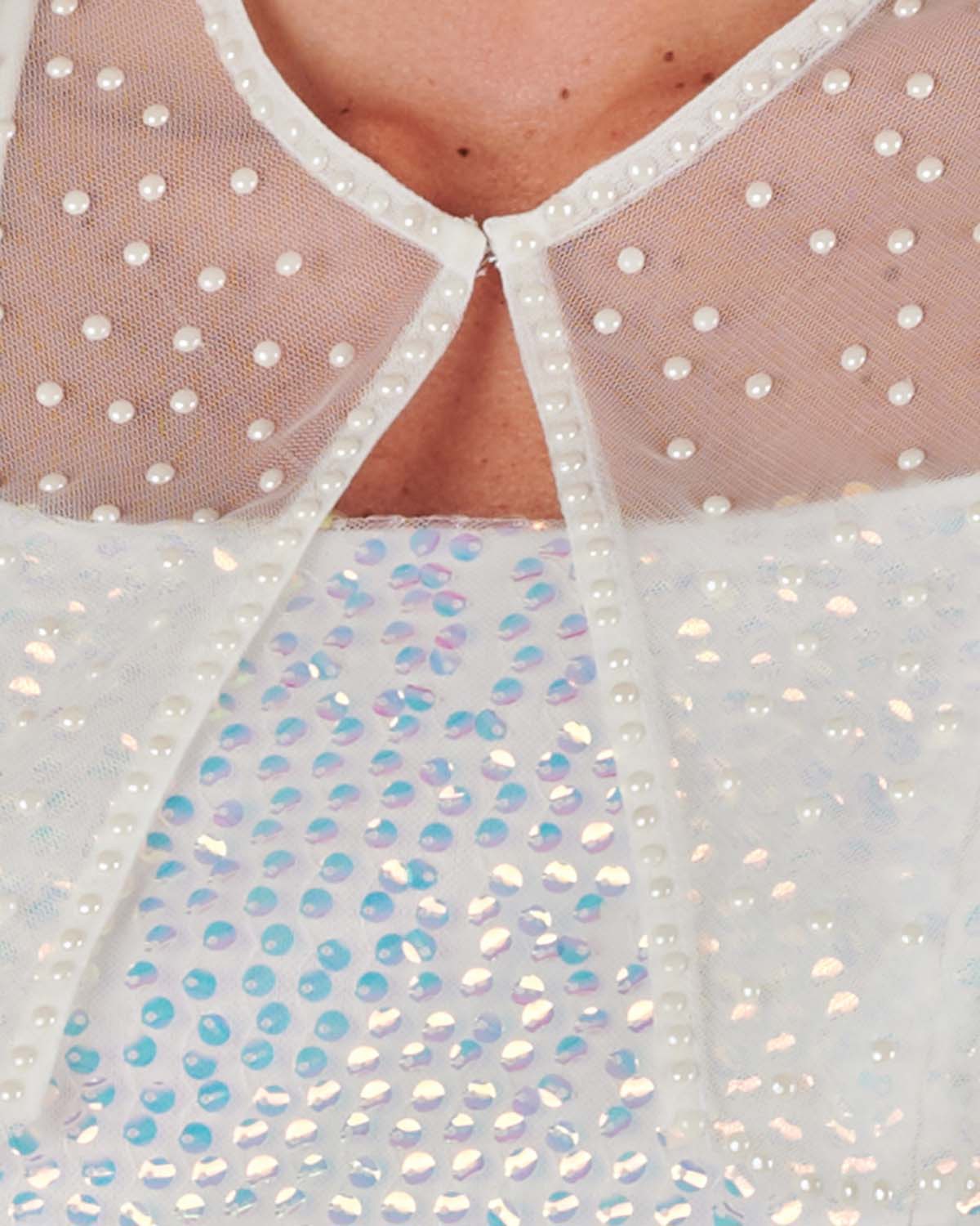 CHALINA BLANCA CON BRILLOS CHALINA BLANCA CON BRILLOS