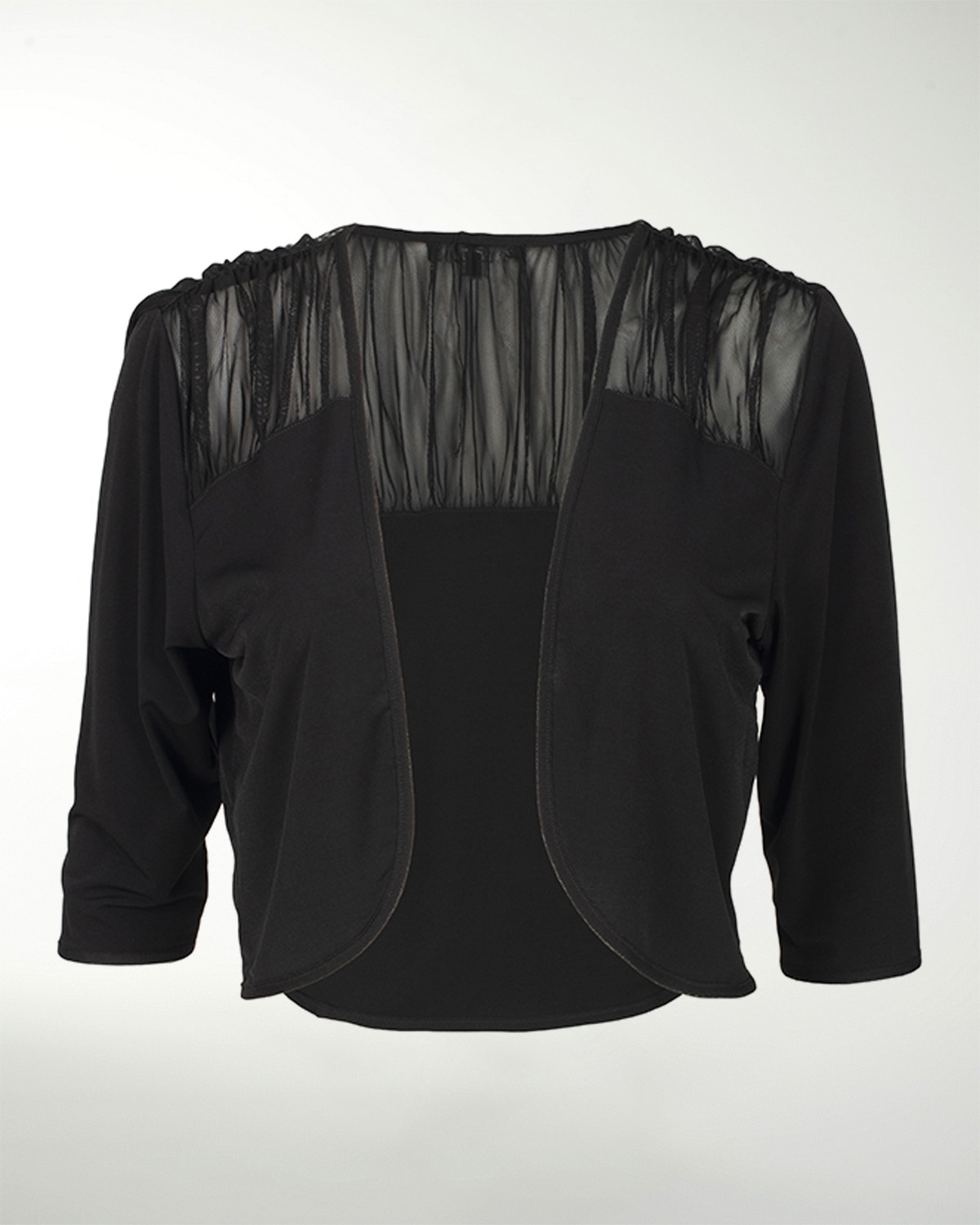 BOLERO CON TRANSPARENCIA BOLERO CON TRANSPARENCIA